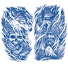 Oottati 2 Sheets Semi Permanent Waterproof Temporary Tattoos, 2 Weeks