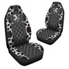 STUOARTE Cow Print Car Seat Covers for Front Seats, 2