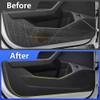 LUNQIN Car Door Anti Kick Pad for VW Jetta 2019