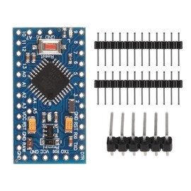 AITRIP 3 Pack PRO Mini Atmega328P-AU 5V/16MHz Development Board Microcontroller Bootloadered with Pin Headers for Arduino (3PCS)