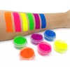huxia Set De 6 Pzas Sombras Neon Para Rostro Pigmentos