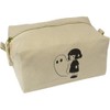 'Kawaii Girl with Ghost ' Canvas Wash Bag/Makeup Case (CS00041036)