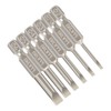 6 Pcs Slotted Screwdriver Bit Set Magnetic Flat Head Bits