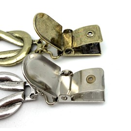 CAREOR Vintage Cardigan Sweater Pin Shawl Brooch Clips Shirt Dress Collar Duck Clip for Elegant Women, Entwined Snake