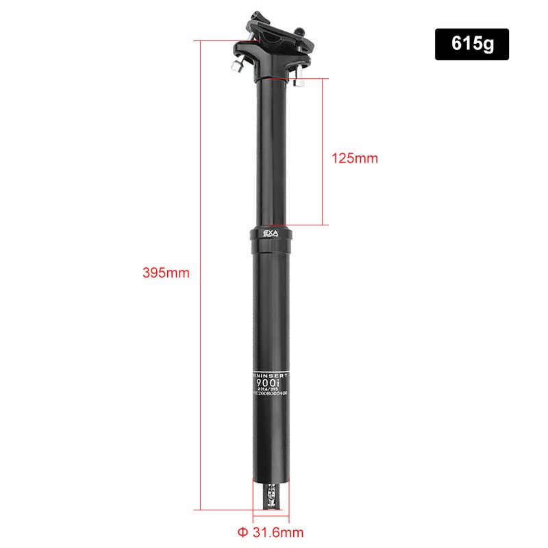 30.9mm/31.6mm Mountain Bike Seatpost with Adjustable Height MTB Cable Controlled