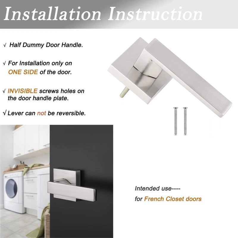 Probrico [Pack of 1 Door Lever Dummy Lever Door Handle