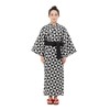 Koremono Womens Uroko Yukata, Lightweight Summer Robe, 100% Cotton, Made