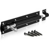 2 Pack Heavy Duty Tower Bolt Black 100mm (4"), Door
