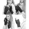 C.C Unisex Cable Knit Winter Warm Anti-Slip Touchscreen Texting Gloves,