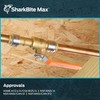 SharkBite Max 1/2 Inch Slip Ball Valve, Push to Connect
