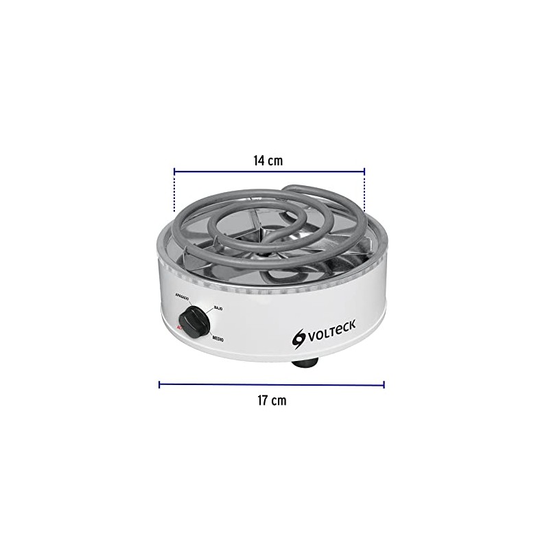 Volteck PAEL-1R, Parrilla eléctrica 1 quemador, redonda