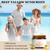 Beef Tallow Sunscreen Spf 50 - Organic Sun Cream 100%
