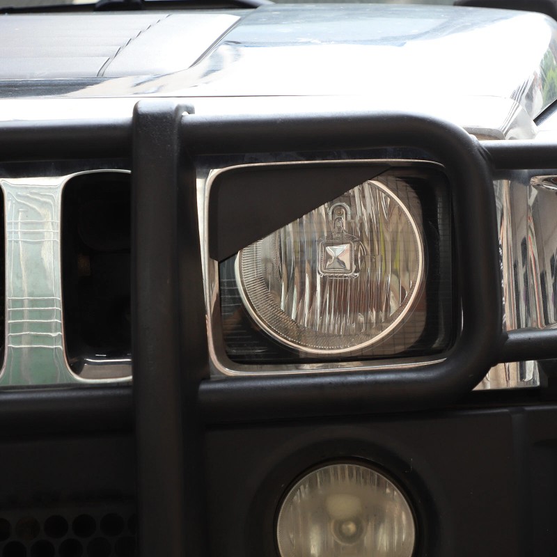 autopart2021 Front Light Headlight Lamp Angry Eyes Trim Cover For