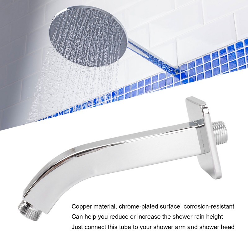 Shower Arm Extension Tube Brass Shower Head Extender Home Decoration