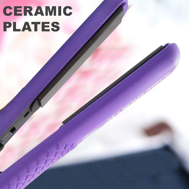 Evalectric Classic Styler Ceramic Flat Iron - 1.25" Ceramic Flat