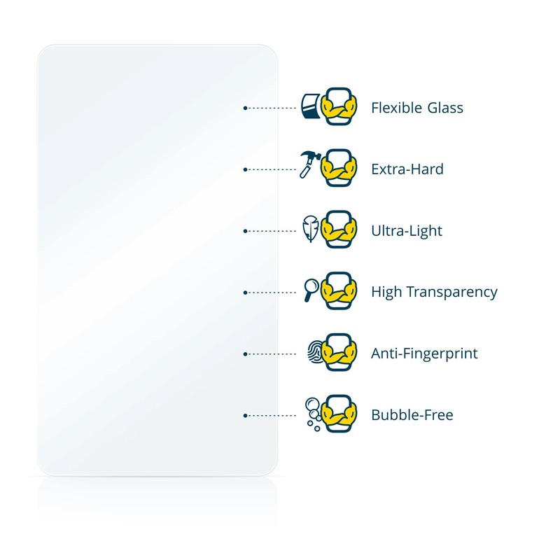 BROTECT Protective Glass for Jura E8 (EC) Protective Film Tempered