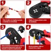 Kit Pinza Crimpadora 1800 Terminales Profesional Hsc8 6-4a Con Ferrules