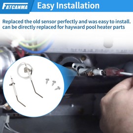 IDXLFLS1930 Flame Sensor Replacement fit for Hayward Pool Heater Parts, Pool Heater Ignitor Compatible with Hayward Universal H-Series Induced Draft and Gas Heater H250IDL H300IDL H400IDL H150FD