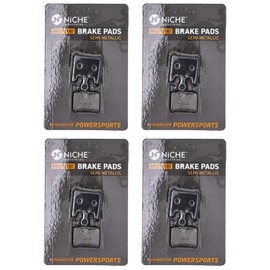 NICHE Brake Pad Set For Kawasaki Ninja ZX6R ZX12R GSXR1000 ZX10R 59100-18851 Front Semi-Metallic 4 Pack
