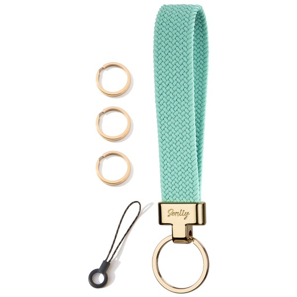 SENLLY Wristlet Lanyard, Stretchy Keychain Holder, Original Elastic Anti-Drop Design