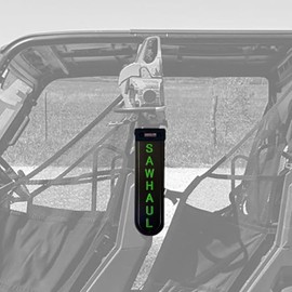 SawHaul Universal Chainsaw Carrier Kit for Tractors (Fixed - Tubing and ROPS, Green, 20 Inch Scabbard)