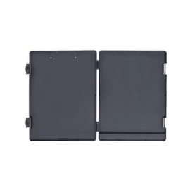 MAUL Clipboard A4 Document Folder A4 with Storage Box for Ballpoint Pen, Paper and Notepad Side Opening Suitable for Backpack, Briefcase and School Bag Black