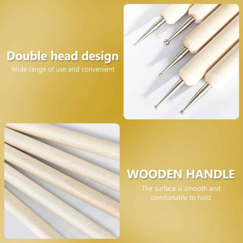 10Pcs Dotting Tools, Ball End Dot Art Tools for Rock