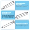 2 Pcs Stainless Steel Vegetable Peelers, Kitchen Potato Carrot Peelers