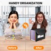 Sooez Accordion File Organizer, 13 Pockets Expanding File Folders, Portable