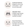 Glamorise Full Figure Plus Size Front-Closure T-Back Wonderwire Bra Underwire