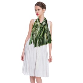 FAIRYGATE Green Scarf for Women UK Style Soft Scarves Cozy Scarfs Elegant Shawls Trendy Scarves 69043