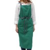 Anyasun Linen Apron, Bib Apron, Caf Style, Simple, Stylish, Natural,
