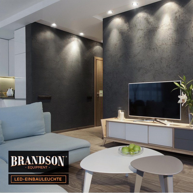 Brandson - 4x LED Ceiling Spotlight Dimmable and Swivelling -