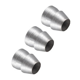 CoCud Round Handle Wedges, 16mm Diameter, Carbon Steel Metal Kit Hammer Handle Prevent Splitting Wedge - (Applications: for Axe Claw Hammer), 3-Pieces
