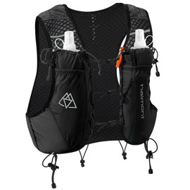 Haimont 10L Trail Running Hydration Vest with Soft Flasks Black M