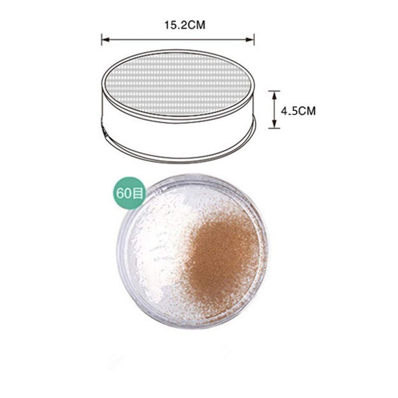 HNJZX Stainless Steel Back Grater Flour Sifter Sugar Powder Sieve
