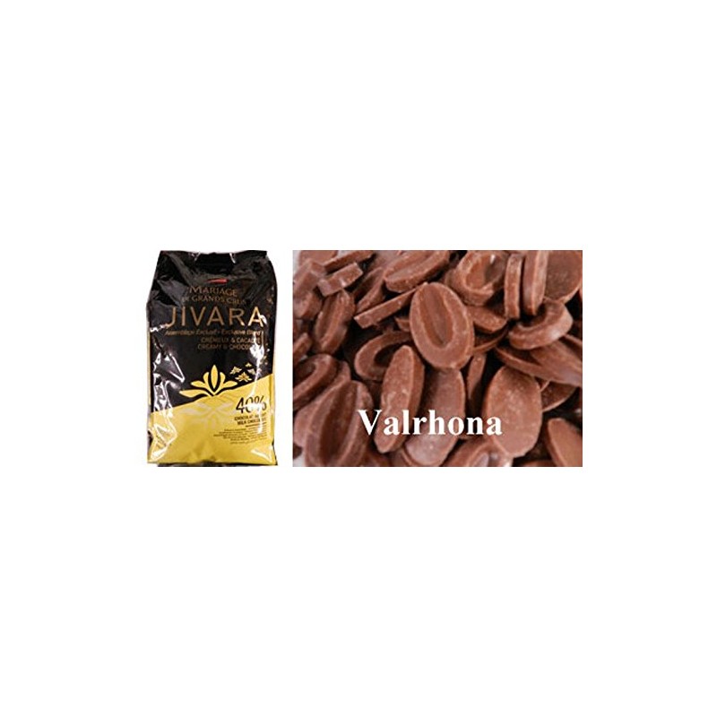 Valrhona 4658 Jivara 40% Milk Chocolate Baking Feves from OliveNation,