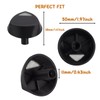 meeeyya 5Pcs Knobs Compatible with Dacor Cooktop Knob Replace Compatible
