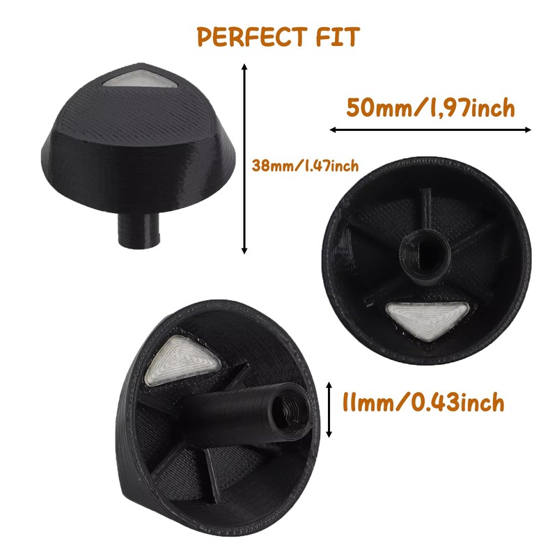 meeeyya 5Pcs Knobs Compatible with Dacor Cooktop Knob Replace Compatible