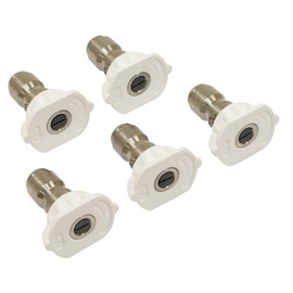 General Pump Stens 758-099 Pressure Washer Nozzle Shop Pack-3.5 Size, White, 5 Pack, 1/4", Multi