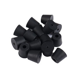 sourcingmap 15pcs Rubber Feet Bumpers Furniture Table Amplifier Speaker Cabinet Leg Pads, D20x15xH17mm