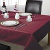 Emma Barclay Chequers - Jacquard Napkins in Wine - 17x17