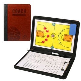 RoseFlower Basketball Tactics Board, Professional Basketball Tactics Board, Coach Board, Magnetic Trainer, Tactical Board with Magnets, Pens, Eraser, Ideal for Tactics and Game Adjustments