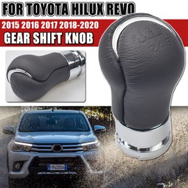 Kakulkomen 6 Speed Gear Lever Gear Knob Suitable for Toyota Hilux Revo 2015 2016 2017 2018 2019 2020