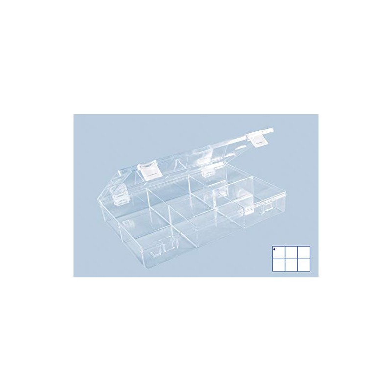 hünersdorff Assortment box: sturdy sorting box (PS Classic) with fixed