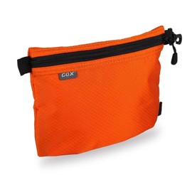 GOX Small Toiletry Bag for Men Bulk Cosmetic Bag Dopp Kit Carry On Zipper Pouch Organization Nylon Small Packing Sack Waterproof(Orange)