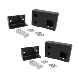 Mytee Products 2 Pack Heavy-Duty Shipping Container Lock Box Bolt-On - Detachable, Installation Hardware Included - Conex Container Cabinet Accessories