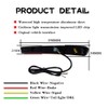 KENRTIR 2pcs Red Lens LED Brake Sequential Turn Signal Tail