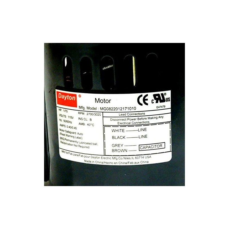 Dayton 1TDP3A Round OEM Blower with Flange