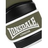 Lonsdale Barford Leather Boxing Gloves Olive/Black/White 12 oz